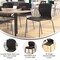 Emma and Oliver Arcana Series Set of 5 Heavy Duty 770 lb. Capacity Ergonomic Polypropylene Stack Chair with Lumbar Support and Steel Frame